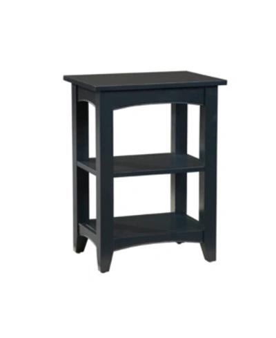 Shop Alaterre Furniture Shaker Cottage 2 Shelf End Table, Charcoal Gray