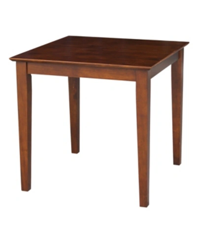 Shop International Concepts Solid Wood Top Table In Brown