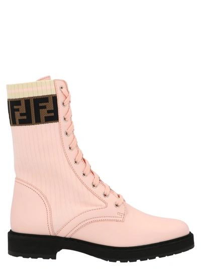 Shop Fendi Rockoko Shoes In Beige