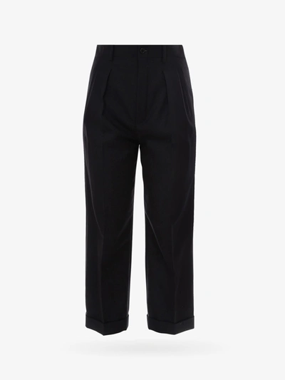 Shop Saint Laurent Trouser In Black