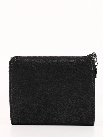 Shop Stella Mccartney Small Falabella Wallet Black