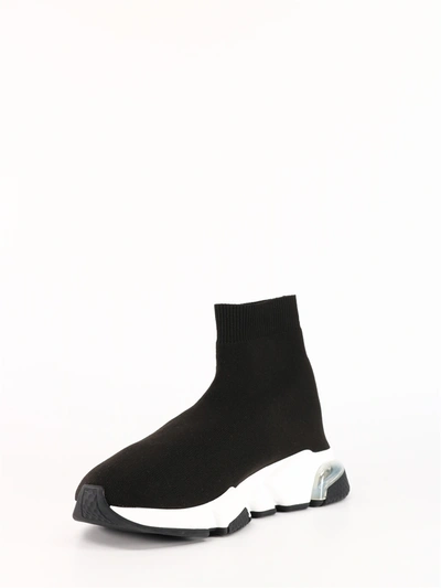 Shop Balenciaga Speed Clear Sole Sneaker In Black