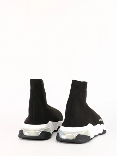 Shop Balenciaga Speed Clear Sole Sneaker In Black