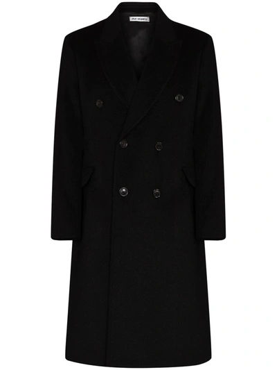 OUR LEGACY PEAK-LAPEL DOUBLE-BREASTED COAT 