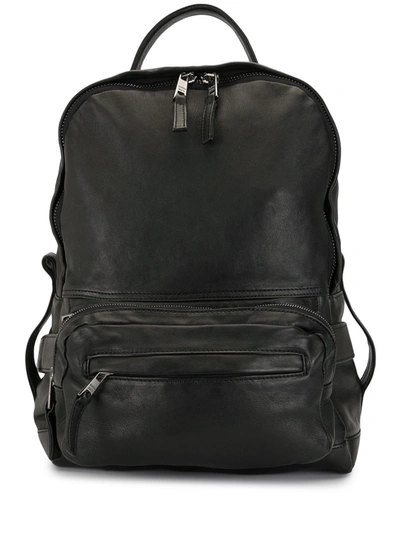Shop Giorgio Brato Detachable Compartment Backpack In Black