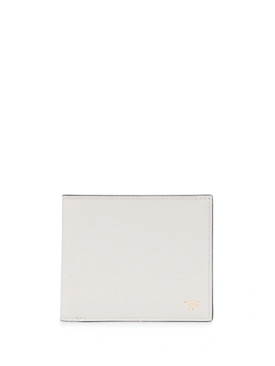 Shop Tom Ford Bi-fold Wallet In White
