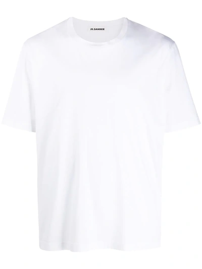 Shop Jil Sander Short Sleeve T-shirt In White