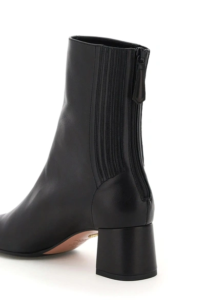 Shop Aquazzura Saint Honore' 50 Ankle Boots In Black