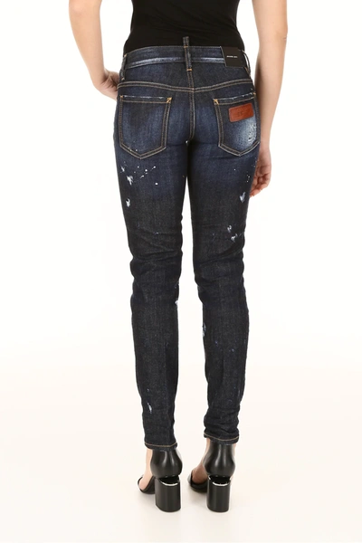 Shop Dsquared2 Jennifer Five Pockets Jeans In Blue