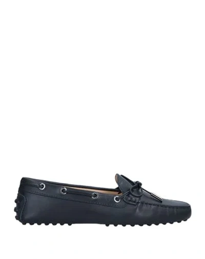 Tod's Loafers In Dark Blue