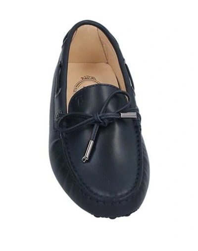 Tod's Loafers In Dark Blue