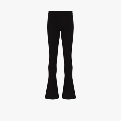 Shop Supriya Lele Tailored Bootcut Trousers In Black