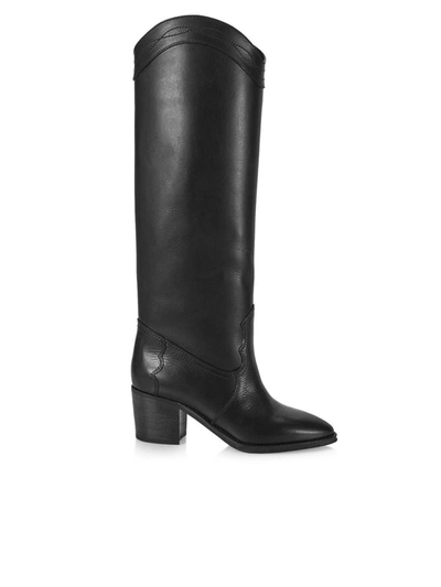 Shop Saint Laurent Kate 60 Boots In Black