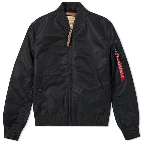 Alpha Industries Ma 1 Vf 59 Flight Jacket Black Modesens