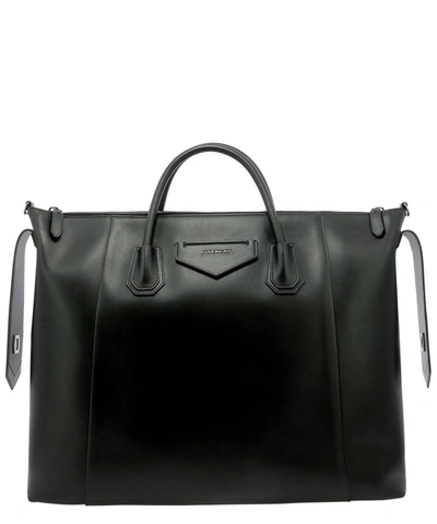 Shop Givenchy Antigona Soft Xl Black Leather Tote