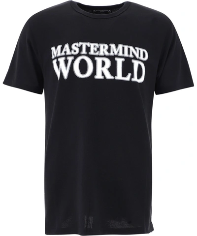 Shop Mastermind Japan Black Cotton T-shirt