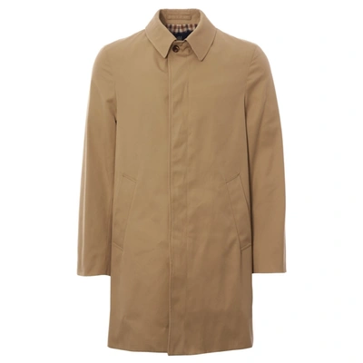 Shop Aquascutum Broadgate Raincoat Camel In Brown