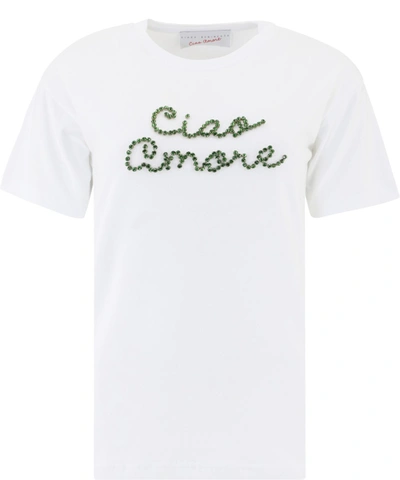 Shop Giada Benincasa White Cotton T-shirt