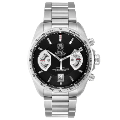Shop Tag Heuer Grand Carrera Black Dial Automatic Mens Watch Cav511a In Not Applicable