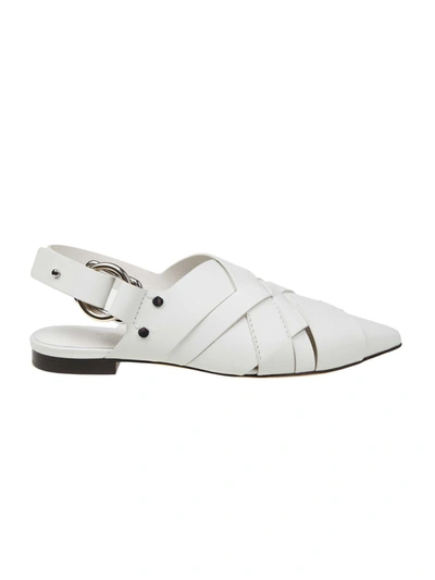Shop 3.1 Phillip Lim / フィリップ リム White Leather Slippers