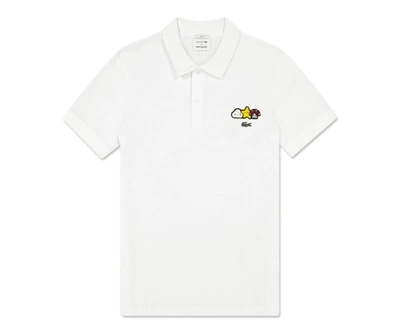 Shop Lacoste Polo Shirt White