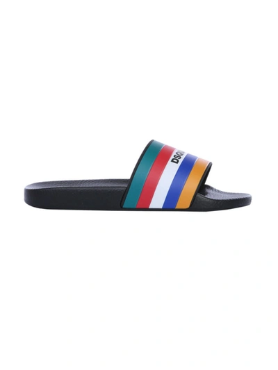 Shop Dsquared2 Multicolor Rubber Sandals