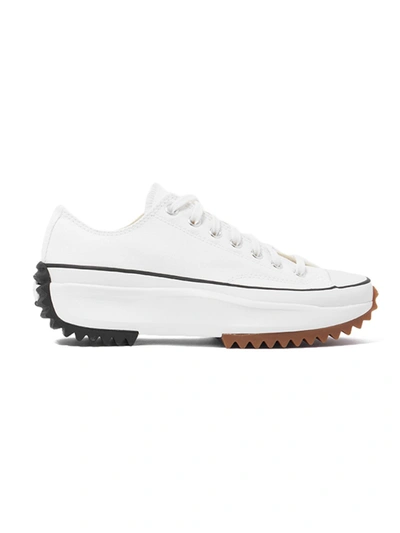 Shop Converse Run Star Hike Sneakers In White Fabric