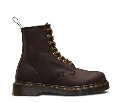 Shop Dr. Martens 1460 Aztec Crazy Horse In Brown