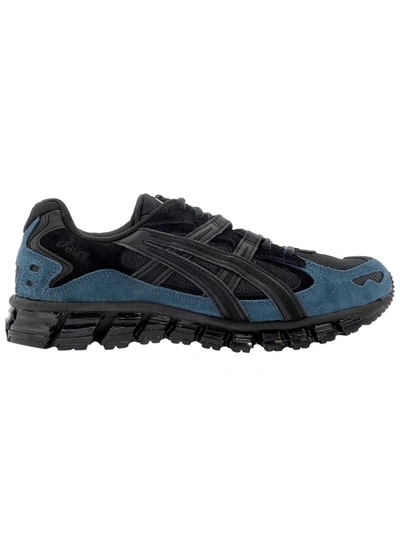 Shop Asics Black Leather Sneakers