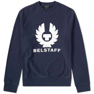 Shop Belstaff Holmswood Sweater Navy In Blue