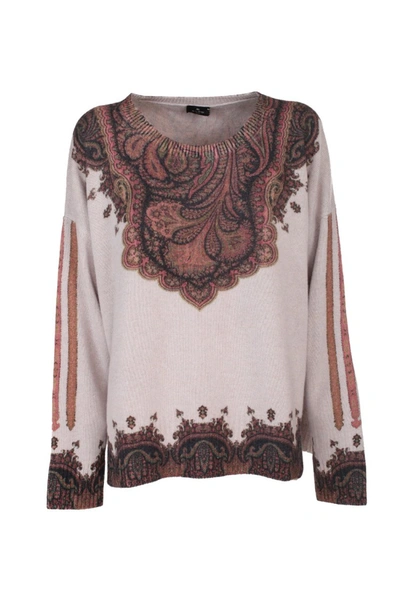 Shop Etro Multicolor Wool Sweater