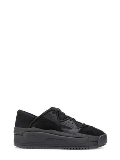 Shop Y-3 Black 'hokori Ii' Low-top Sneakers