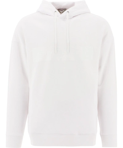 Shop Givenchy White Cotton Sweatshirt