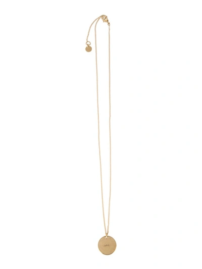 Shop Apc Eloi Gold Brass Necklace In Not Applicable
