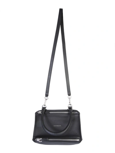 Shop Givenchy Pandora Black Leather Shoulder Bag