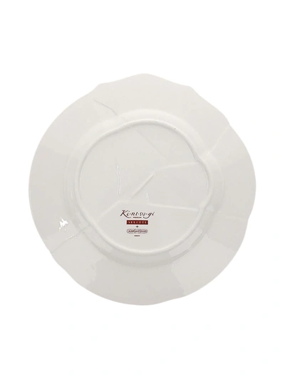Seletti Crack Detail Plate In White