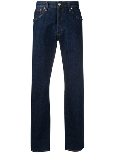 Shop Levi's 501 Straight-leg Jeans In Blue