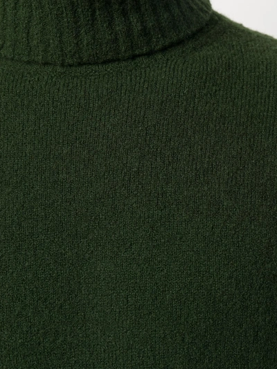Shop Majestic Green Wool Jumper