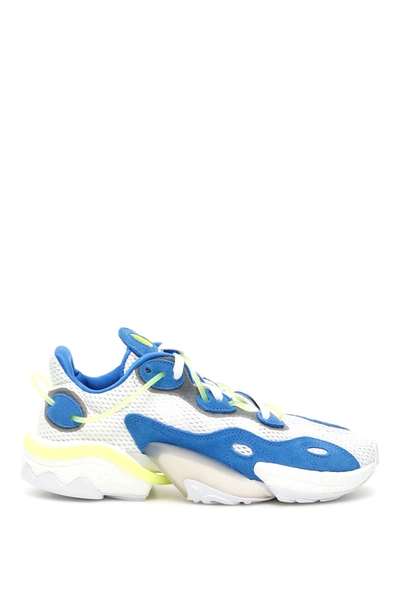 Shop Adidas Originals Adidas Torsion X Sneakers In Blue Ftwwht Syello