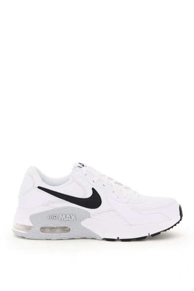 Shop Nike Air Max Excee Sneakers In White Pure Platinum Black