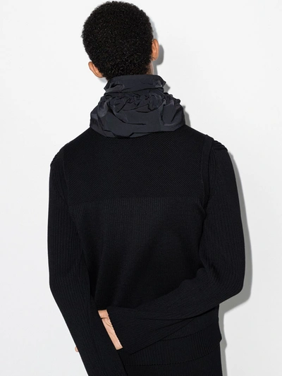 Shop Canada Goose Hybridge Knit Padded Gilet In Black