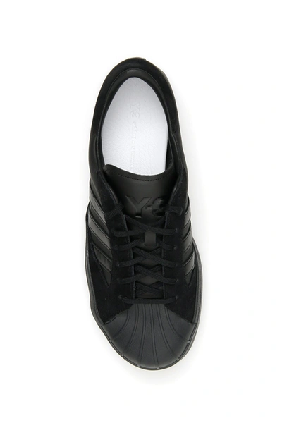 Shop Y-3 Yohji Star Sneakers In Black Ftwr White Black