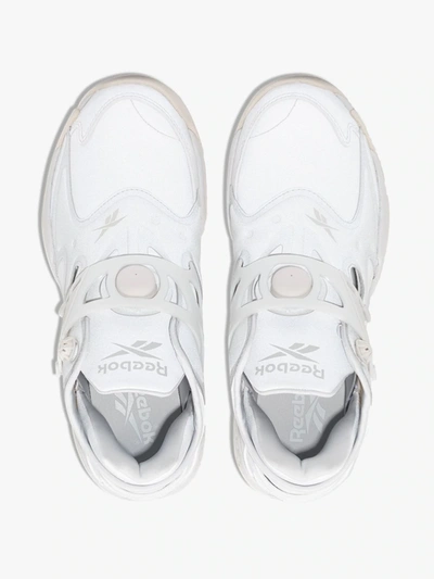 Shop Reebok 'pump Court' Sneakers In Weiss