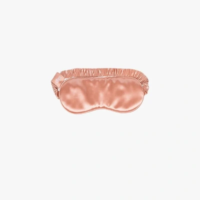 Shop Slip Rose Gold Silk Eye Mask In Pink