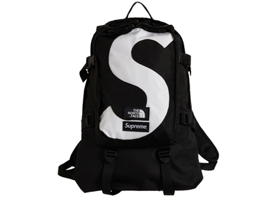 Pre-owned Supreme  The North Face S Logo Expedition Backpack Black