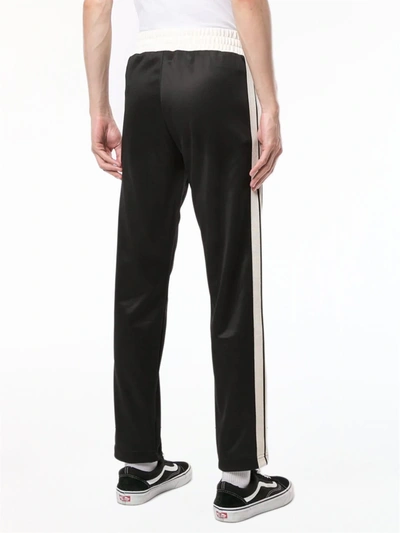 Shop Palm Angels Black Track Pants