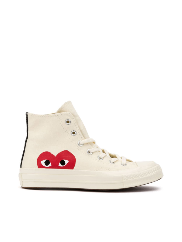 Comme Des Garçons Play Comme Des Garcons Play Off-white Converse Edition  Chuck Taylor All-star 70 High-top Sneakers | ModeSens