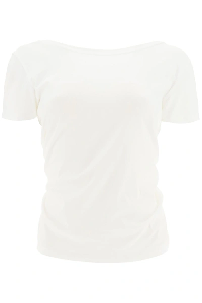 Shop Jacquemus Disdainful T-shirt In White (white)
