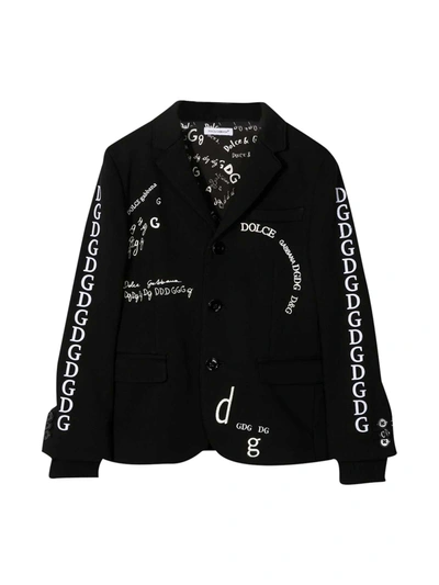 Shop Dolce & Gabbana Black Blazer In Nero