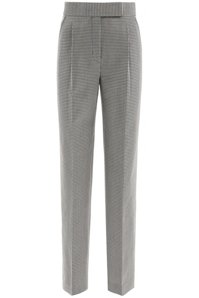 Shop Alexander Wang Houndstooth Trousers In Black White (black)